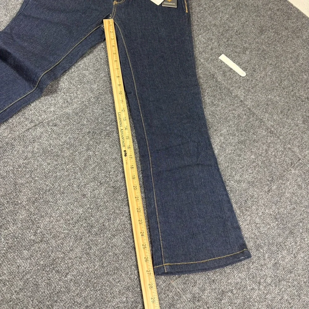 Vintage Y2K Juniors Roca Wear Flare Jeans Size 7 Sequin Gold Pockets Hip hop NWT